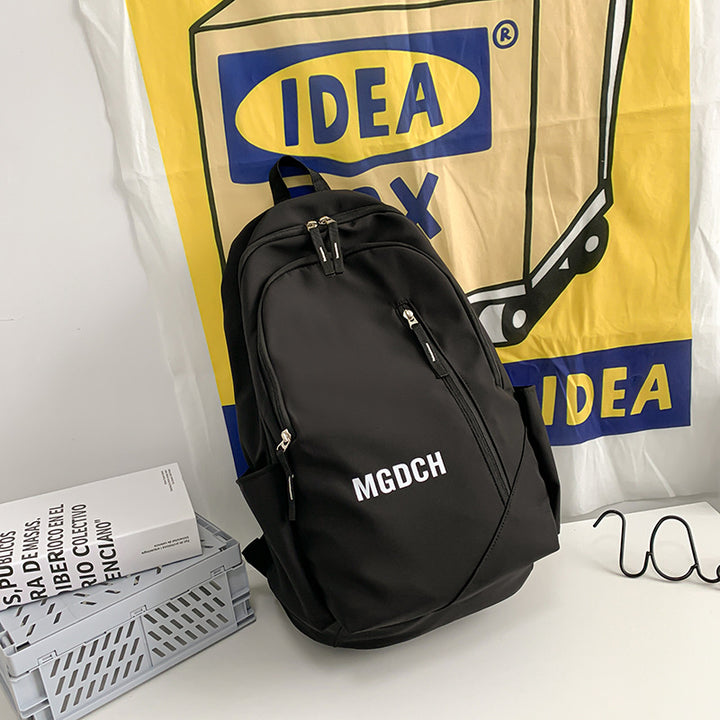 Backpack, 20–35 L, letter pattern, up to 13 inches