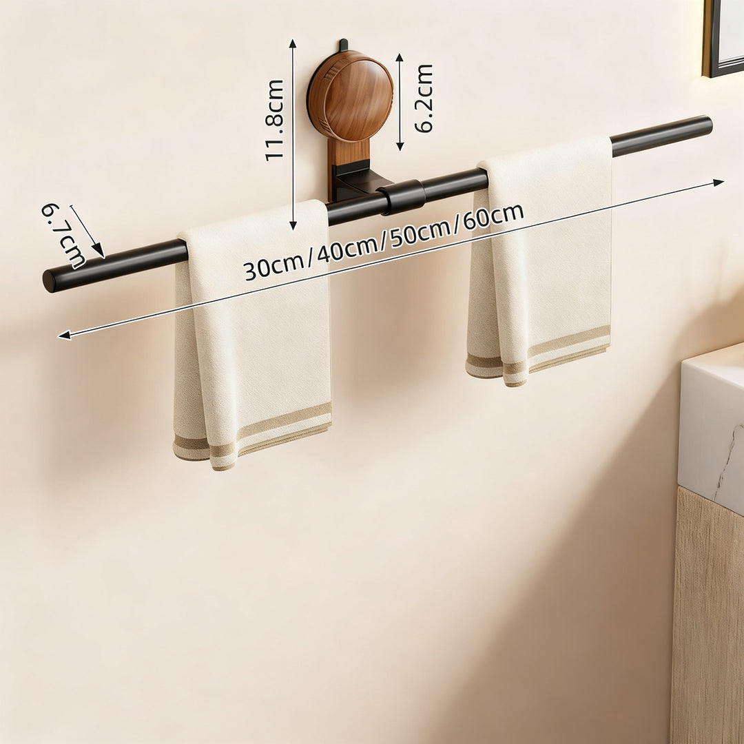 Towel holder made of space aluminum with suction cup