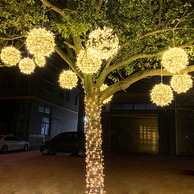 LED ball lights for outdoor, various colors