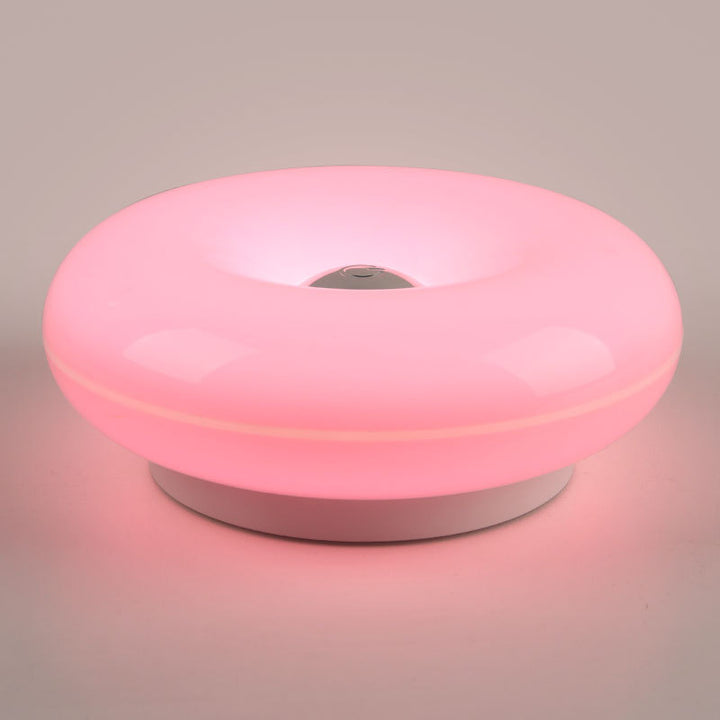 Donut table lamp with touch switch
