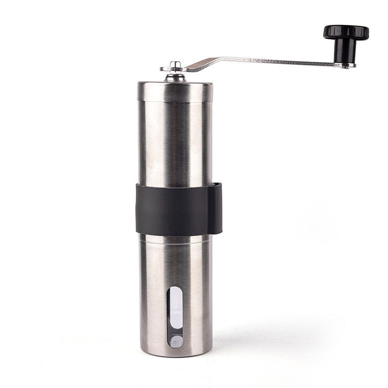 Hand coffee grinder made of stainless steel