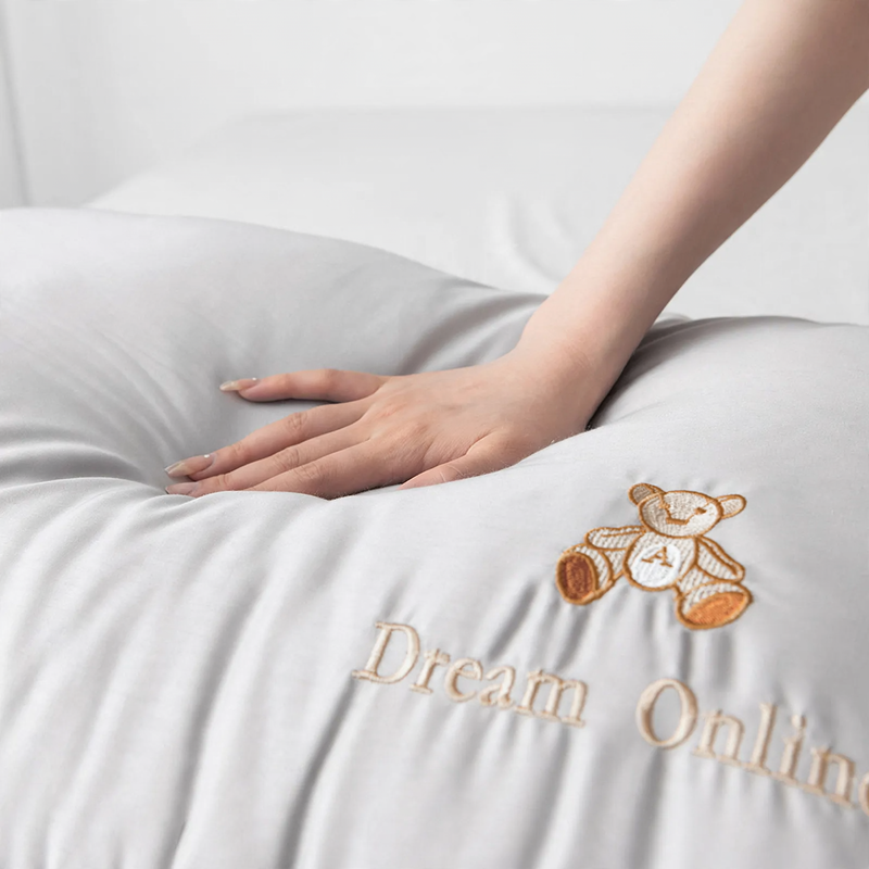 Cushion with soy fiber filling, rectangular