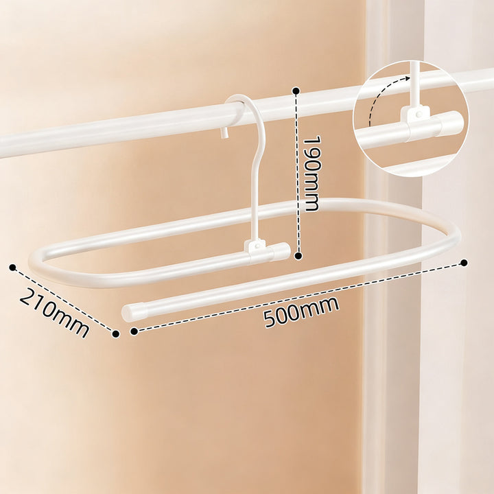 Clothes dryer spiral-shaped, round or oval
