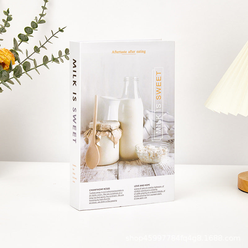 Decorative art book, foldable and magnetic
