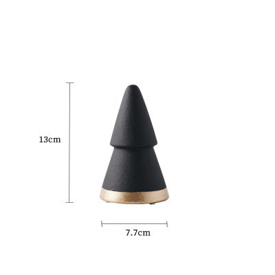 Ceramic Christmas tree, geometric design