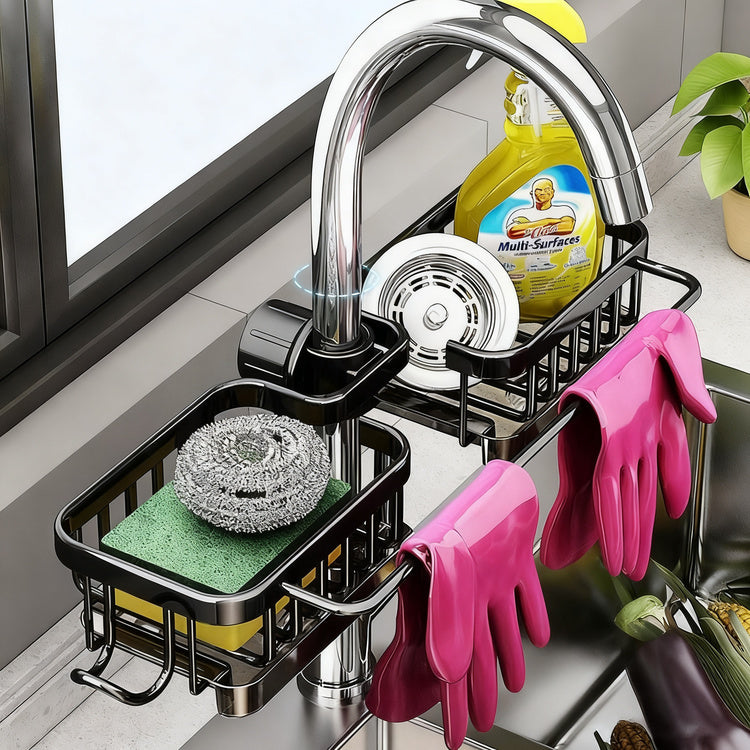 Kitchen wall bracket for sink with drip tray