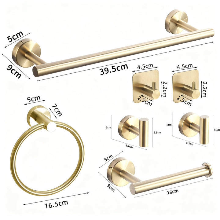Stainless steel wall hooks, adhesive, bathroom and kitchen