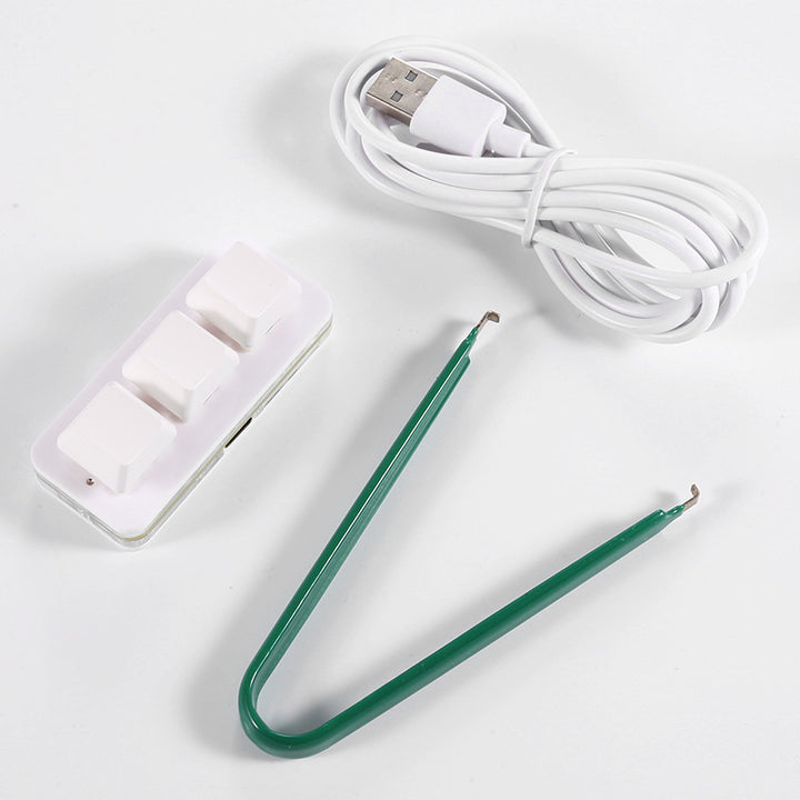 Programmable Mini Keyboard, 3 Keys