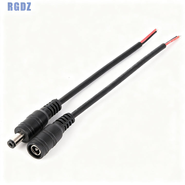 DC power connection cable with 5.5×2.1 mm plug