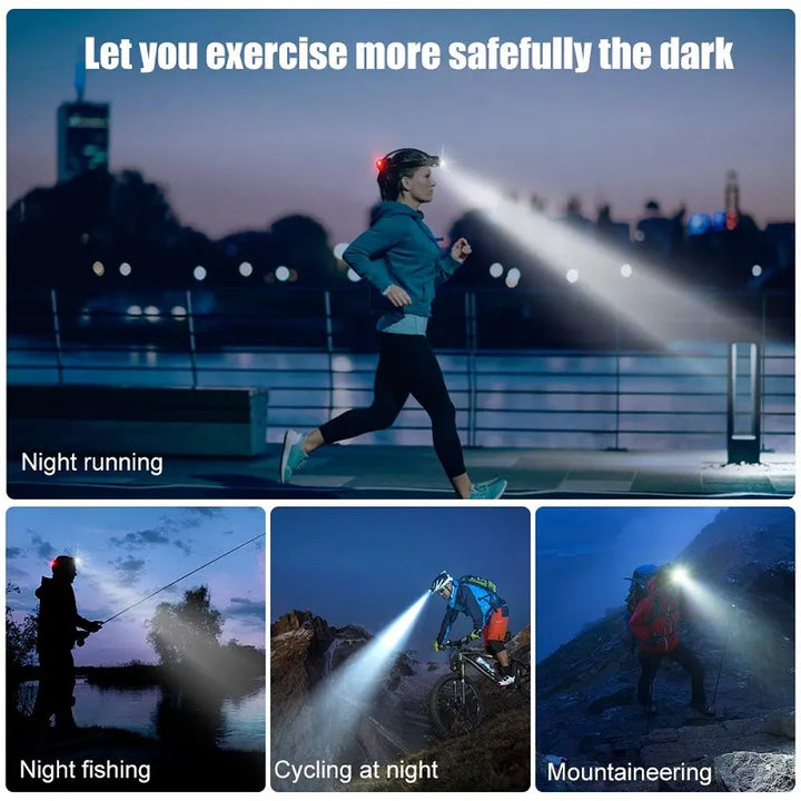 Rechargeable Waterproof Zoomable LED Headlamp Noxord