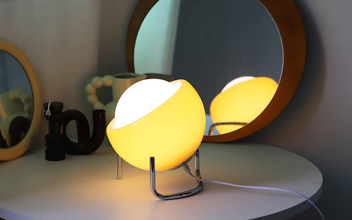 Scandinavian Glass Table Lamp for Atmosphere Kalsten