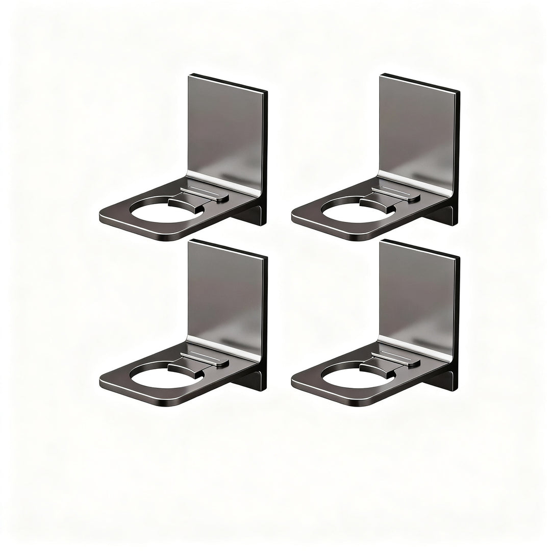 Adjustable bathroom shelf made of aluminum