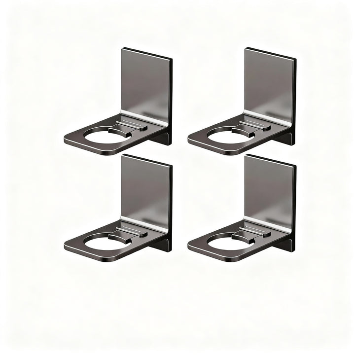 Adjustable bathroom shelf made of aluminum