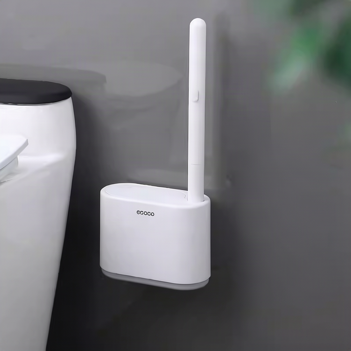 Disposable toilet brush with replacement heads