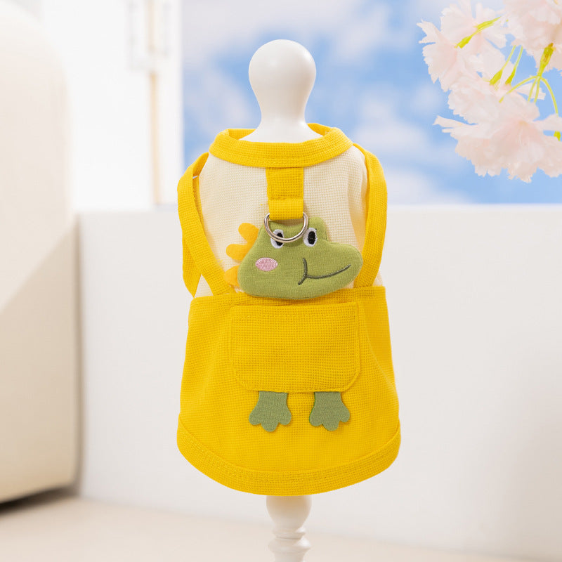 Sleeveless summer vest for small dogs and cats