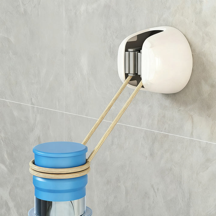 Wall hooks without drilling for brooms and cleaning cloths
