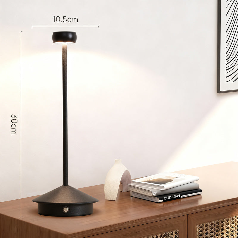 Mushroom bedside lamp with touch switch