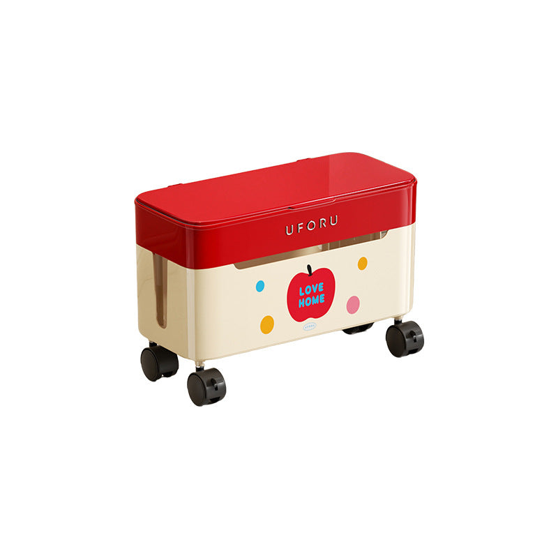 Cable organizer box, double-layered, with wheels, model DD2626