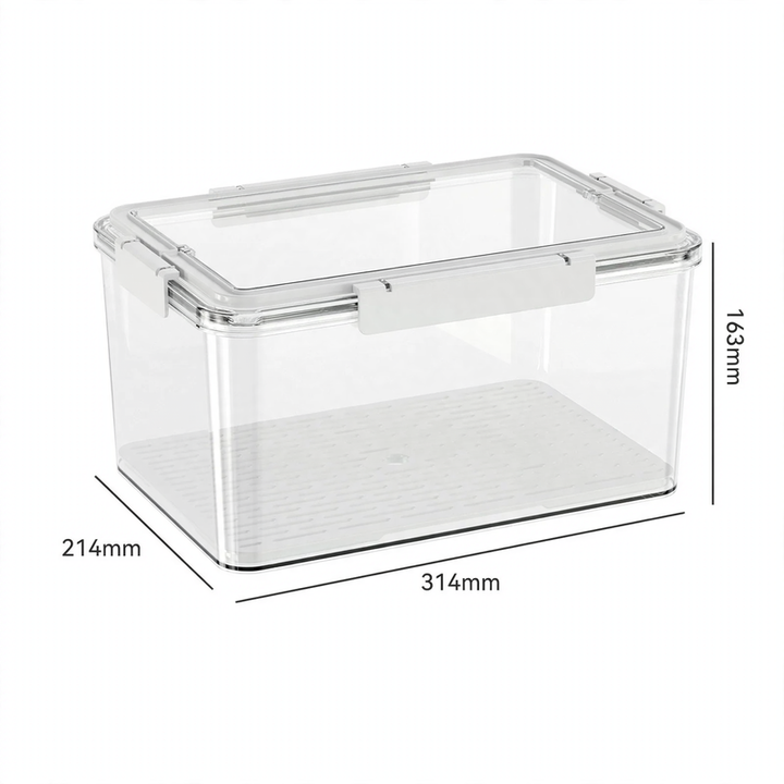 Food storage container made of food-grade PET, 4–5 L