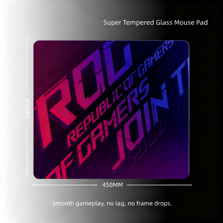 Tempered glass cushion for gaming mouse
