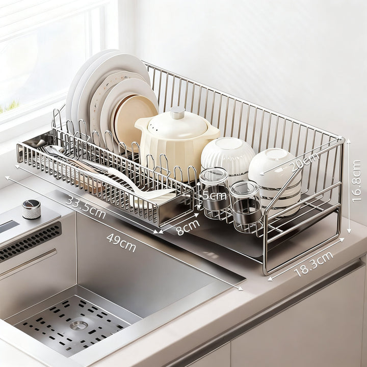 Stainless Steel Dish Rack for the Sink