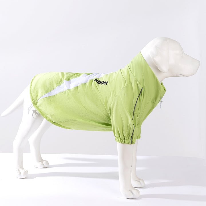 Two-legged jacket for large dogs