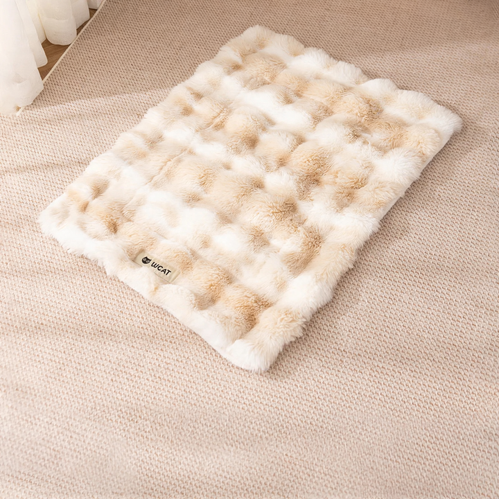 Pet wool blanket, check pattern, double-sided, sizes XS–2XL