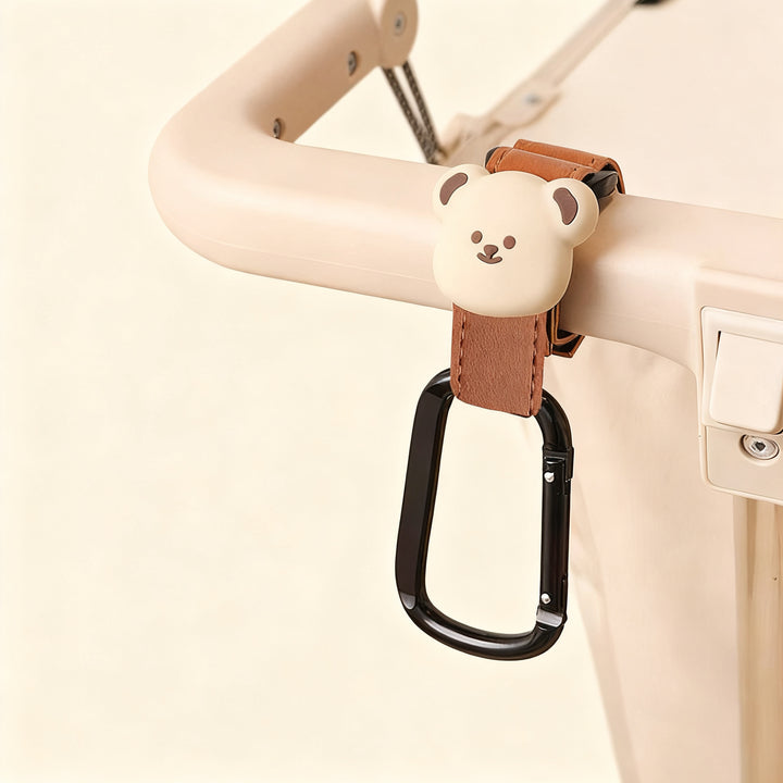 Aluminum stroller hook