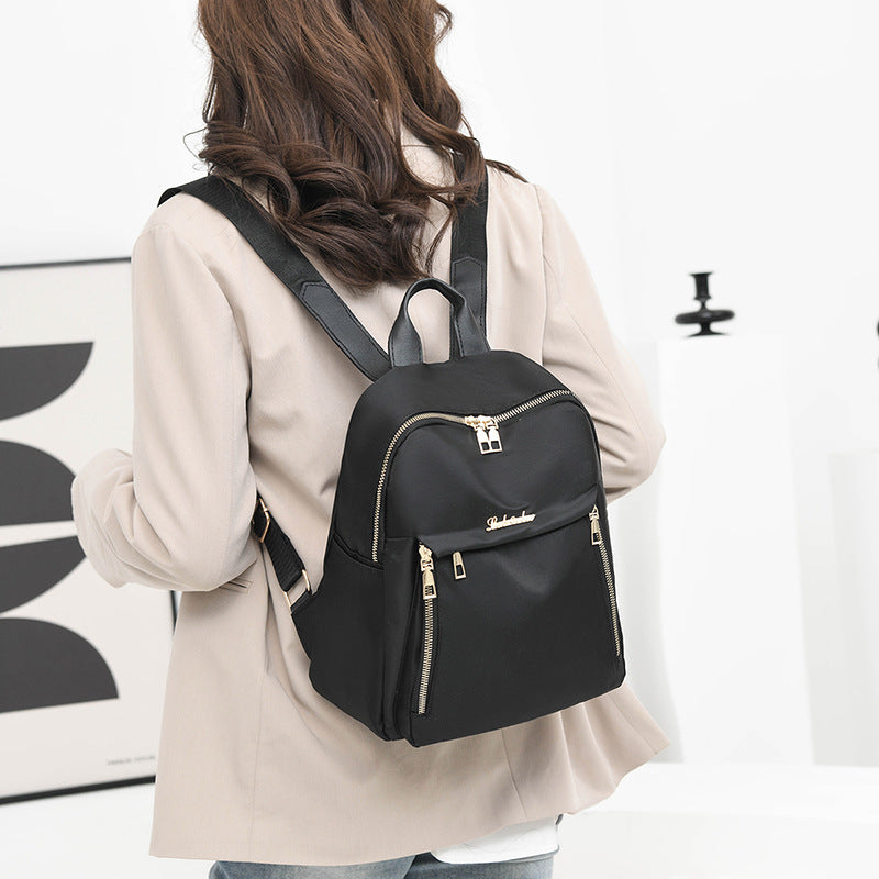 Women's backpack, lightweight, with theft protection