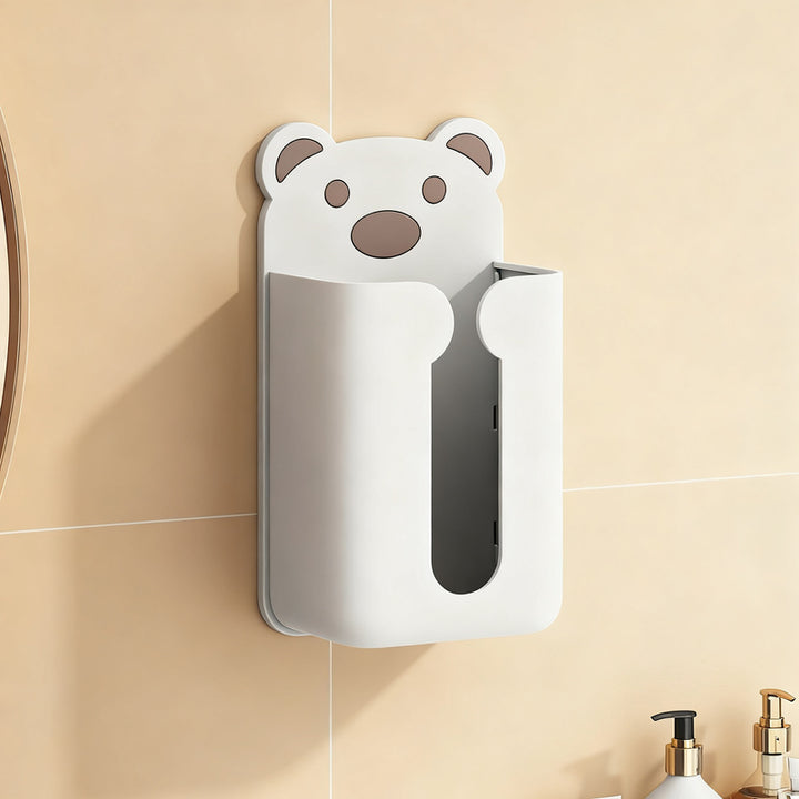 Wall-mounted paper towel holder, plastic