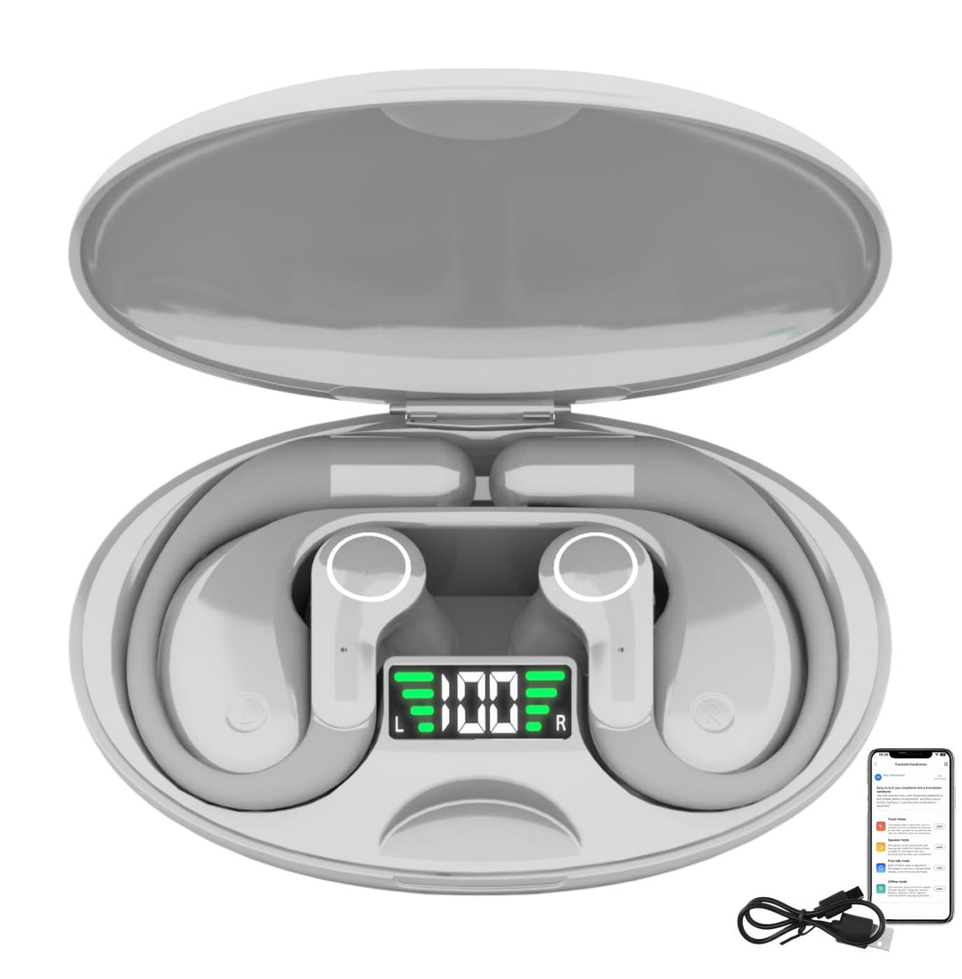 Bluetooth headphones with AI real-time translation M8