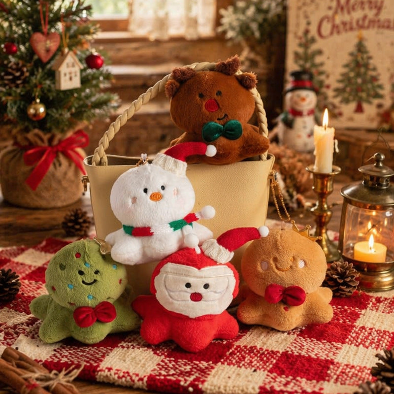 Plush toy Christmas figure, 13 cm, polyester