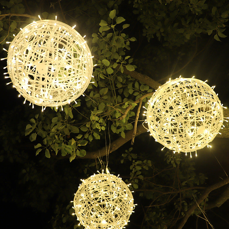 LED ball lights for outdoor, various colors