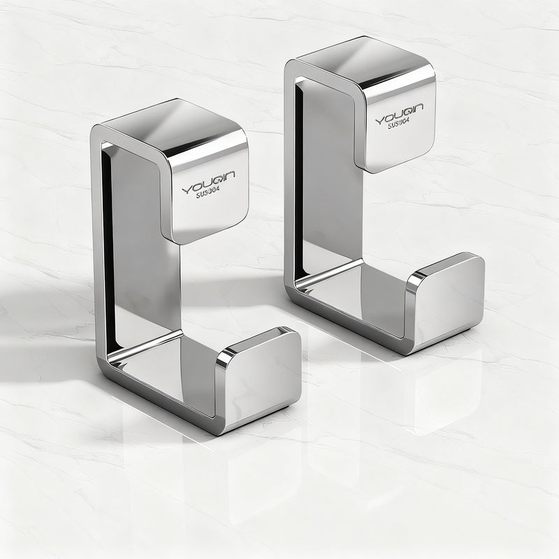 Stainless steel hanging hooks for sinks