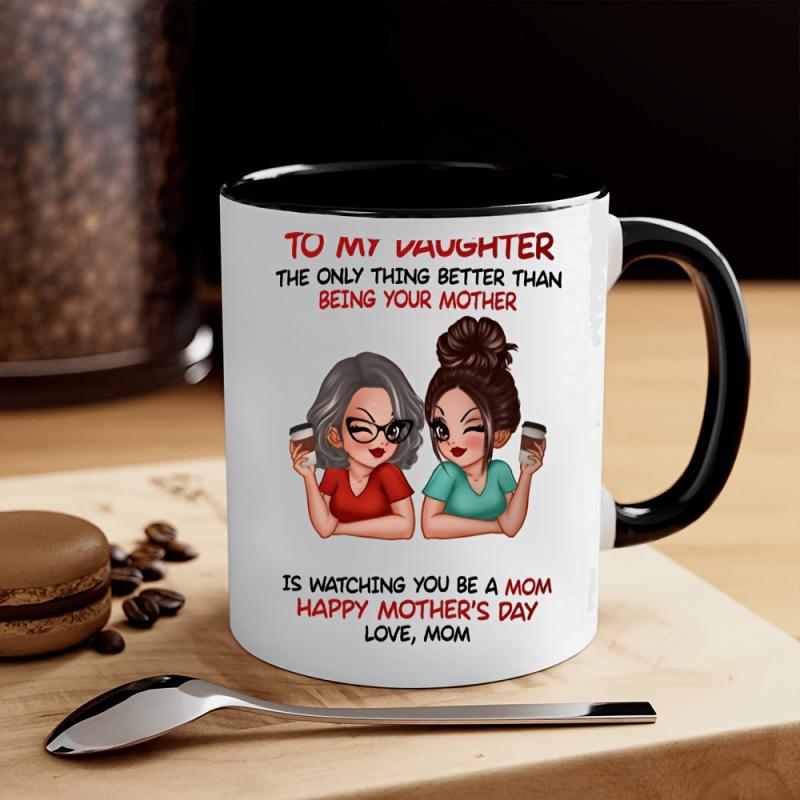 Personalized ceramic mug, 350–450 ml