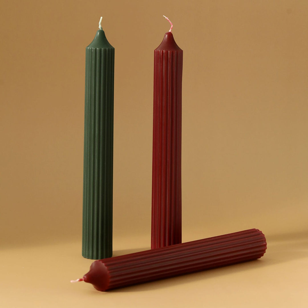 Scented candle, pillar shape, handmade