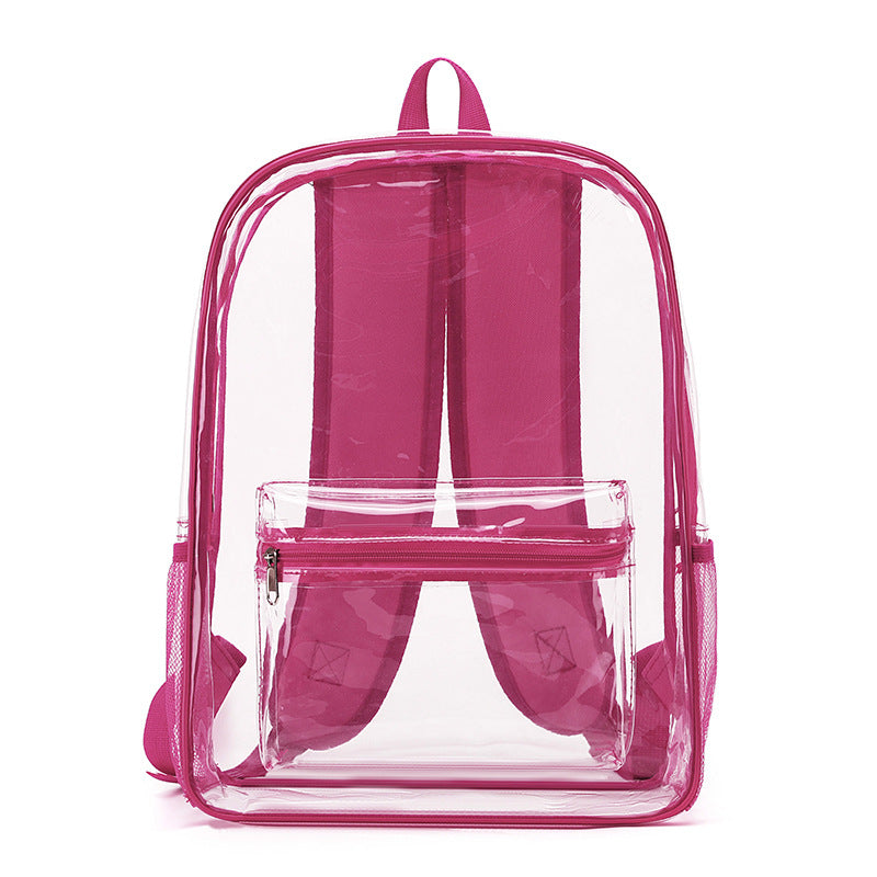 Transparent PVC backpack, waterproof