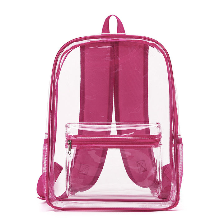 Transparent PVC backpack, waterproof