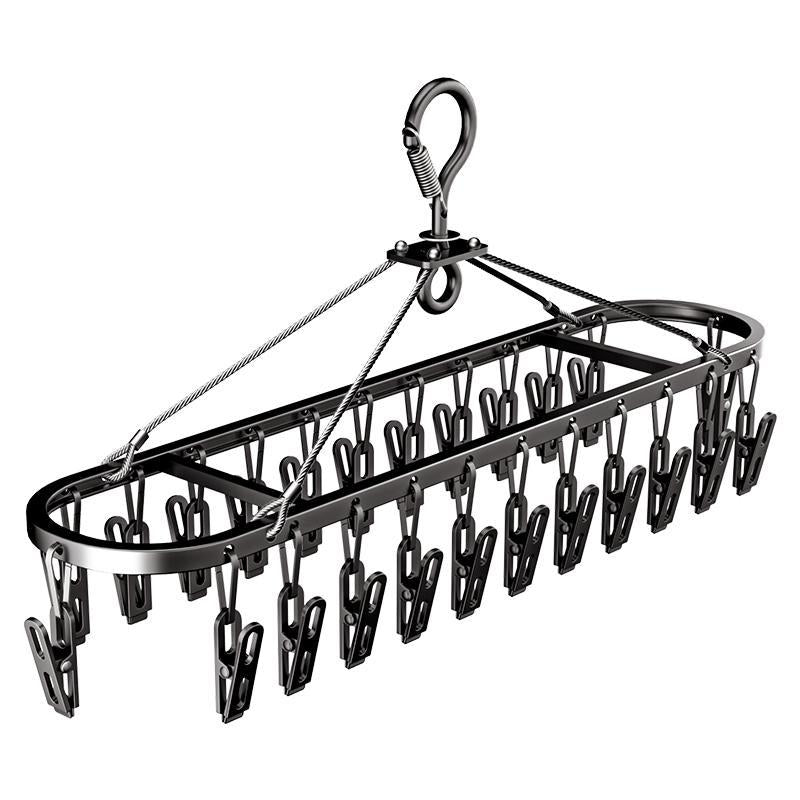 Sock dryer with aluminum frame