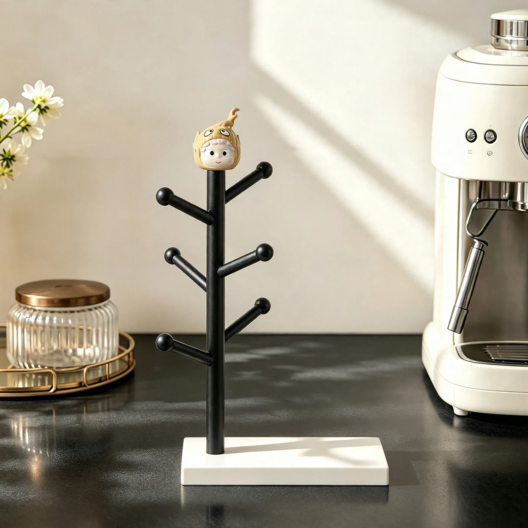 Tree-shaped cup rack made of ABS plastic