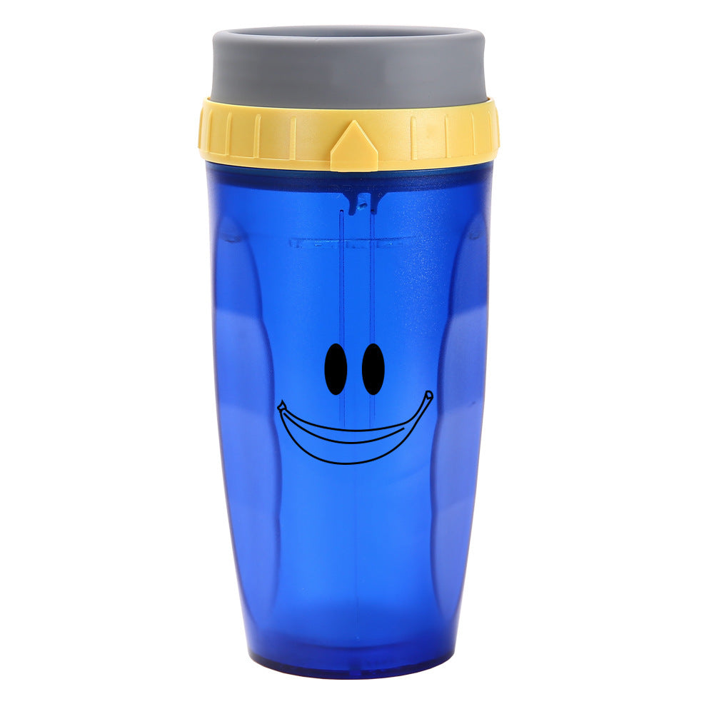 Portable drinking cup with straw, 300 ml