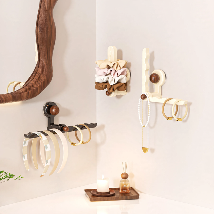 Wall-mounted hairpin organizer