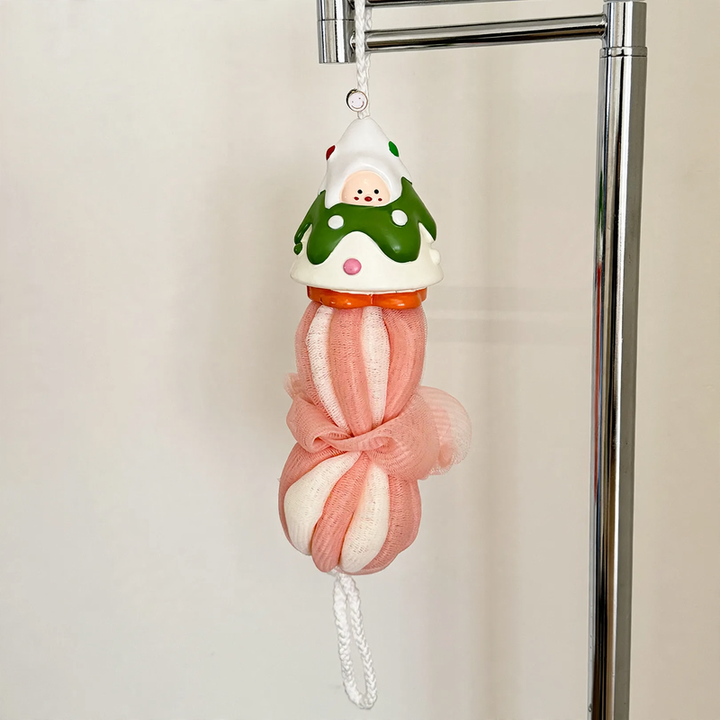 Bath Sponge Set with Hanger, Plastic
