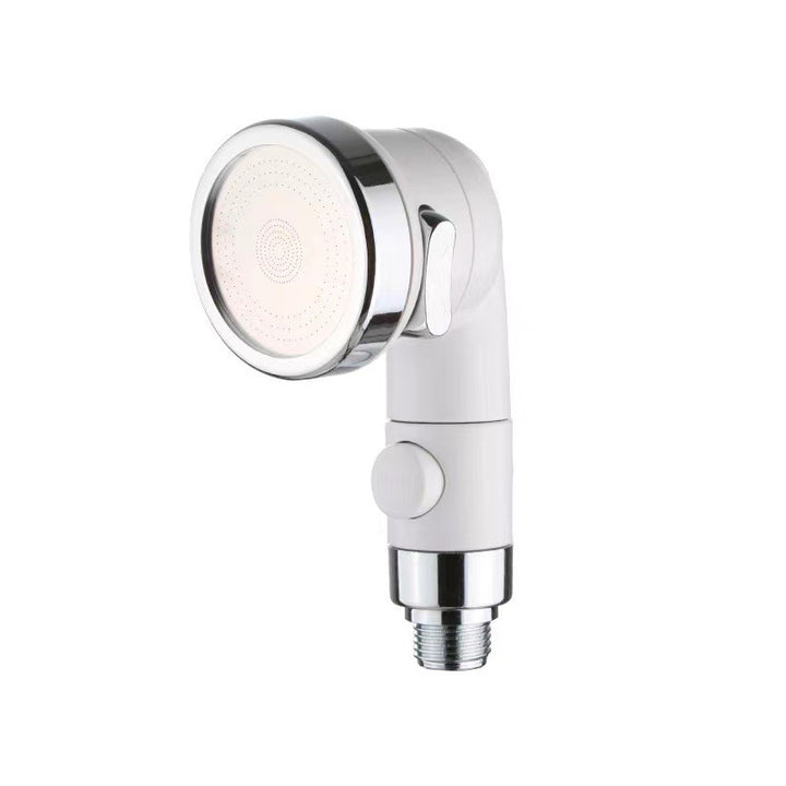 Faucet attachment with shower head and filtration