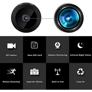 Kalsten | Mini Wireless Magnetic Camera with Audio and Video Live Feed