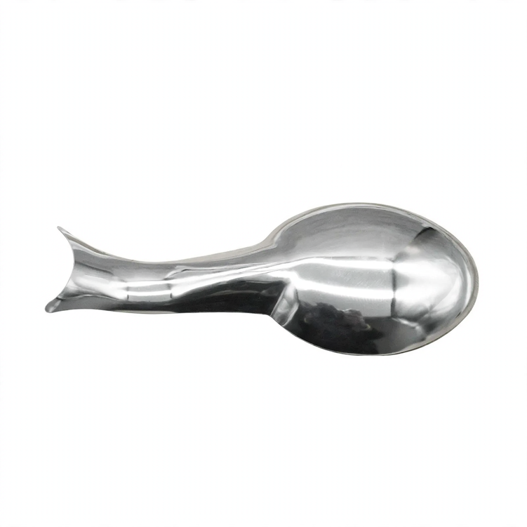 Stainless steel spoon rest, modern