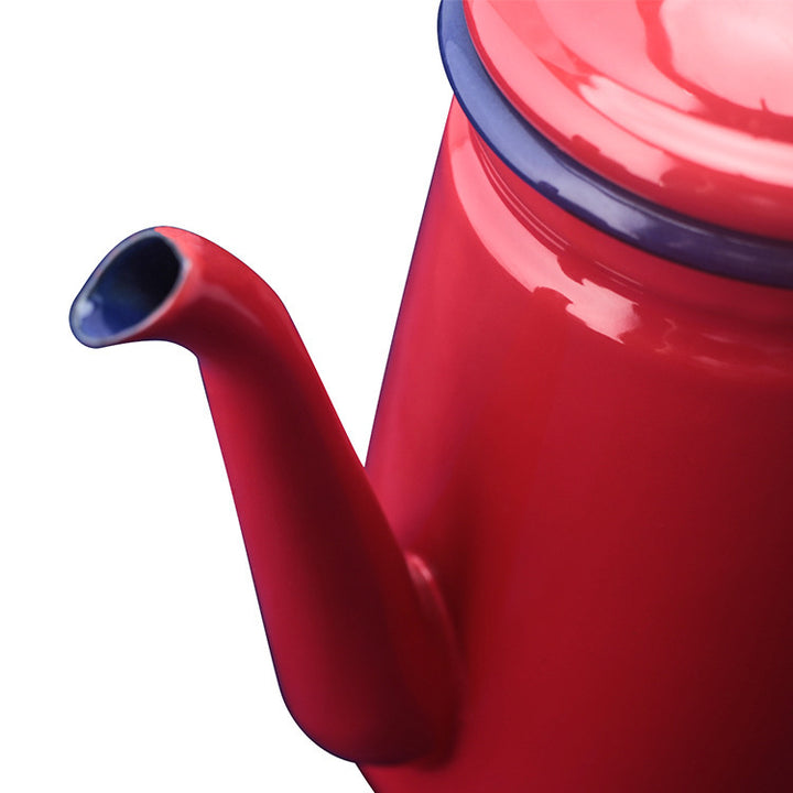 Enamel kettle, 1.1 L, for all stove types