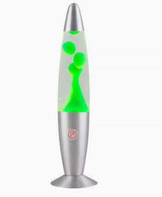 Lava lamp with aluminum shade, 40 cm
