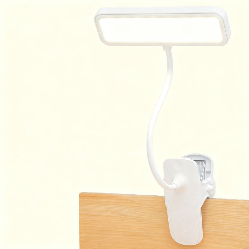 LED clip light with eye protection for learning