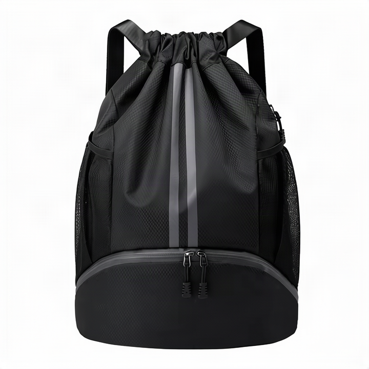 Sporty backpack with dry compartment, 20-35 L